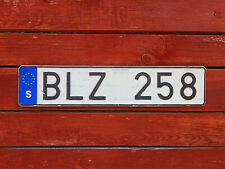 SWEDEN/SWEDISH License Plate from Europe picture