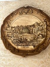 3D /Holy Land/ Jerusalem Plate /Original  Artwork/rare picture