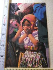 Postcard Guatemalan Girl in Traditional Attire picture