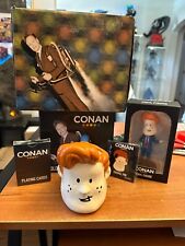 Conan O'Brien 3-D Ceramic Molded Head Coffee Mug Culturefly With Chip Full set picture
