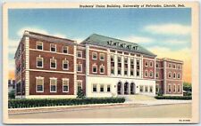 Postcard - Student's Union Building, University of Nebraska - Lincoln, Nebraska picture