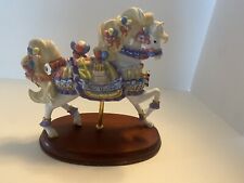Vintage Lenox Porcelain Limited Edition Happy Birthday Carousel Horse 2001 picture