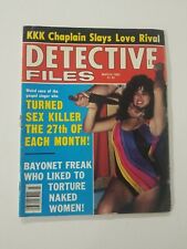 VINTAGE DETECTIVE FILES MAGAZINE 1983 SEX KILLER FREAKS K K K SLAYER CRAZY STORY picture
