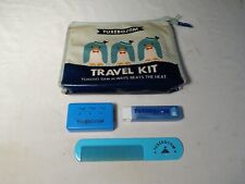 Rare Vintage Sanrio Tuxedo Sam 1980's Travel Kit Toothbrush Soap Comb Case picture