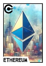Ethereum Crypto Custom Trading Card By MPRINTS /9 (Only 9 Printed) picture