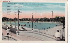 Postcard Swimming Pool Audubon Park New Orleans LA picture