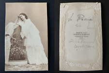 Disderi, Paris, Giulia Barucci, Vintage Courtesan Albumen Print CDV. Giulia   picture