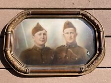 WW1 US Army Military 2nd Infantry Division Hand Tinted Colored Photograph Pictur picture