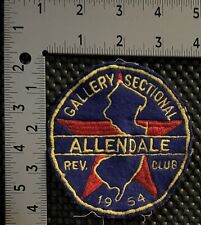 Vintage Allendale New Jersey Gallery Sectional Rev Club 1954 picture