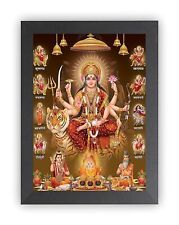 Durga MAA NAV ROOP Photo Frame Religious Photo Frame For Navratri Home Temple picture