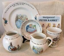 Vintage Wedgwood Beatrix Potter Peter Rabbit Dinnerware Lot Plate Bowl Pitcher + picture
