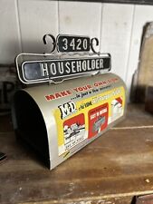 1950s Mailbox RARE Hardware Store Display Sign Advertisement Home Cut Away picture
