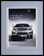 2008 Mercedes Benz C Class Framed 11x14 ORIGINAL Vintage Advertisement picture