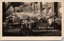 HOLLYWOOD BEACH HOTEL Florida Photo RPPC Postcard 