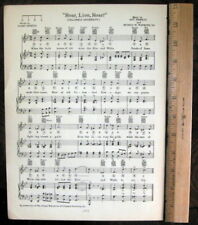 COLUMBIA UNIVERSITY Vintage Song Sheet c 1929 
