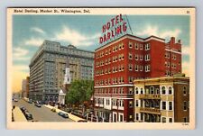 Wilmington DE-Delaware, Hotel Darling, Advertising, c1943 Vintage Postcard picture