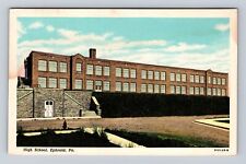 Ephrata PA-Pennsylvania, High School, Antique Vintage Souvenir Postcard picture