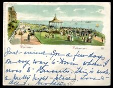 ENGLAND Folkstone Postcard 1902 Promenade The Icees picture