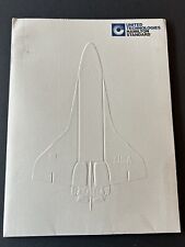 1980 NASA United Technologies Space Shuttle Suit Life Support Press Folder Lot picture
