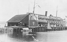 Boat Dock Steamer Cruise Ship Ephraim Wisconsin WI Reprint Postcard picture