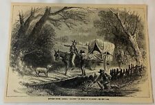 1876 magazine engraving~  GEORGIA 'CRACKERS' ON THEIR WAY TO MARKET picture