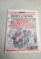 NY Daily News, September 13, 2001 Special Edition, Great Condition picture