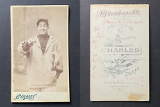 Charles, Paris, Bisson dit Boucheville, fancy actor, circa 1900 vintage c picture