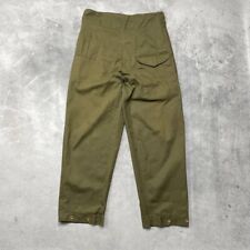 British Army WW2 Denim Battledress Trousers Reproduction 1942 Olive Size 36 picture
