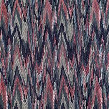 Fabulous Classic FLAME STITCH UPHOLSTERY FABRIC 3.5 YARDS Black Multi NICE picture