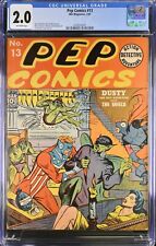 Pep Comics #13 CGC GD 2.0 Off White Scarce Early Issue Bondage Cover Archie picture