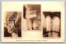 1928. Monticello. Staircase, Balcony. Charlottesville Virginia Postcard. VA picture
