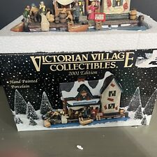 VTG Victorian Village Collectibles 2001 Sea Shanty Restaurant Hand Painted picture