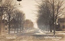 G98/ Chelsea Michigan RPPC Postcard c1910 South Street Homes Winter picture