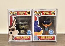 Looney Tunes Wile E Coyote #734 Road Runner #735 Funko Pop Limited Edition picture