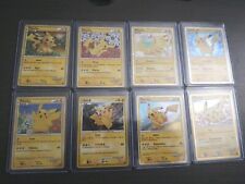 8 x Pikachu World Collection 2010 Holo Rares Promo Pokémon Card picture