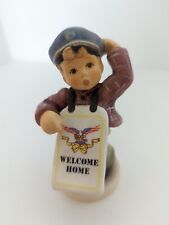 GOEBEL HUMMEL: GOD BLESS AMERICA #2153 WELCOME HOME - BIG ANNOUNCEMENT 2001 picture
