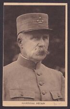 FRANCE, Postcard, Marshal Pétain, WWI, Unused picture