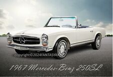 1967 Mercedes-Benz 250SL Large Poster Sized Glossy Photo Print 13