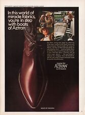 1968 Vintage NOCONA Boots Made Of Aztran Men's Footwear Print Ad picture