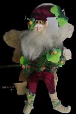 Vintage 1980s Smithsonian Catalog Winged Christmas Elf shelve Sitter 18