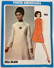 '60s Vogue Americana 2055 BILL BLASS A-Line DRESS Sewing Pattern Size 10  picture