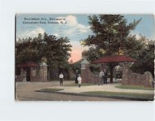 Postcard Entrance to Cadwalader Park Trenton New Jersey USA picture