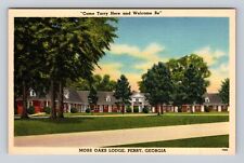Perry GA-Georgia, Moss Oaks Lodge Advertising, Antique, Vintage Postcard picture