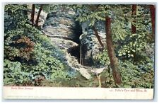 c1905 Scenic View Rock River Scenery Fuller Cave Dixon Illinois Antique Postcard picture