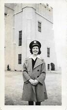 Found Photograph bw 1940's GIRL Original Portrait YOUNG WOMAN 112 14 C picture