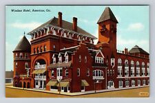 Americus GA-Georgia, Windsor Hotel Advertising, Vintage Souvenir Postcard picture