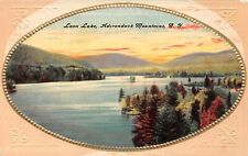 Sunset Loon Lake Adirondack Mountains New York 1911 Postcard picture
