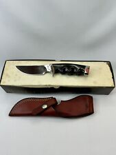 GERBER USA 1970th 450S Hunter-Skinner knife African Zebrawood handle, sheath NIB picture