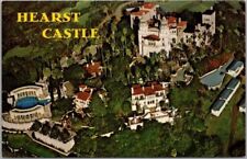 Vintage 1960s HEARST CASTLE California Postcard Aerial View San Simeon / Unused picture