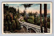 OR-Oregon, Aerial Latourelle Bridge, Antique, Vintage Souvenir Postcard picture